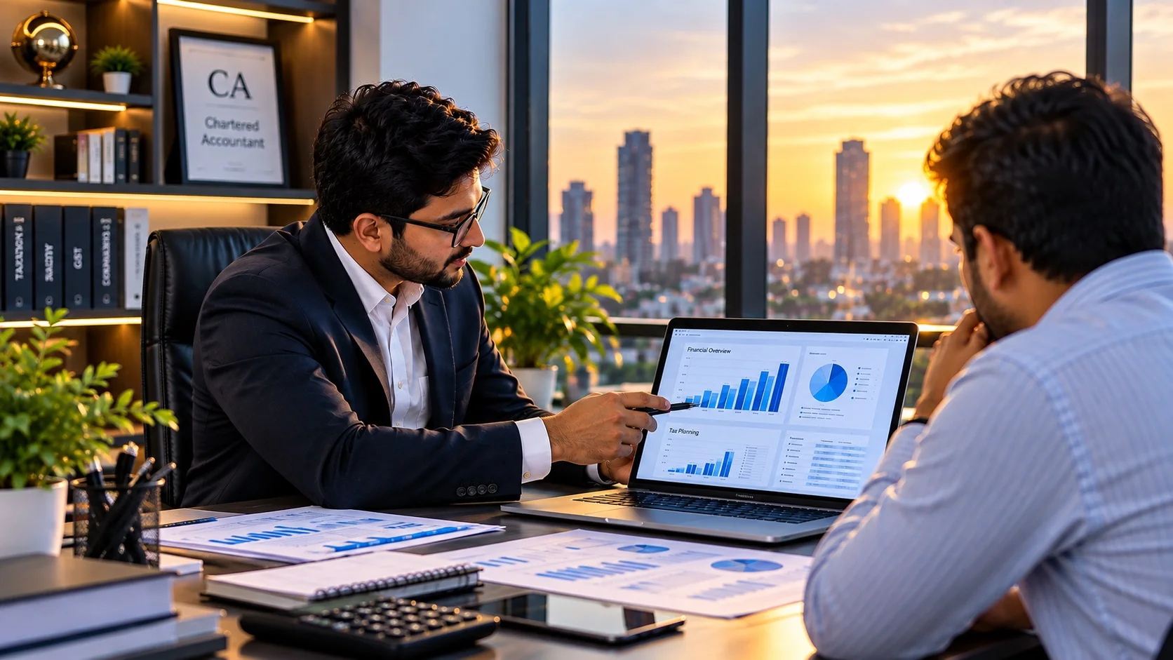 Tax, GST and compliance services by CA Huzaifa Momin in Pune