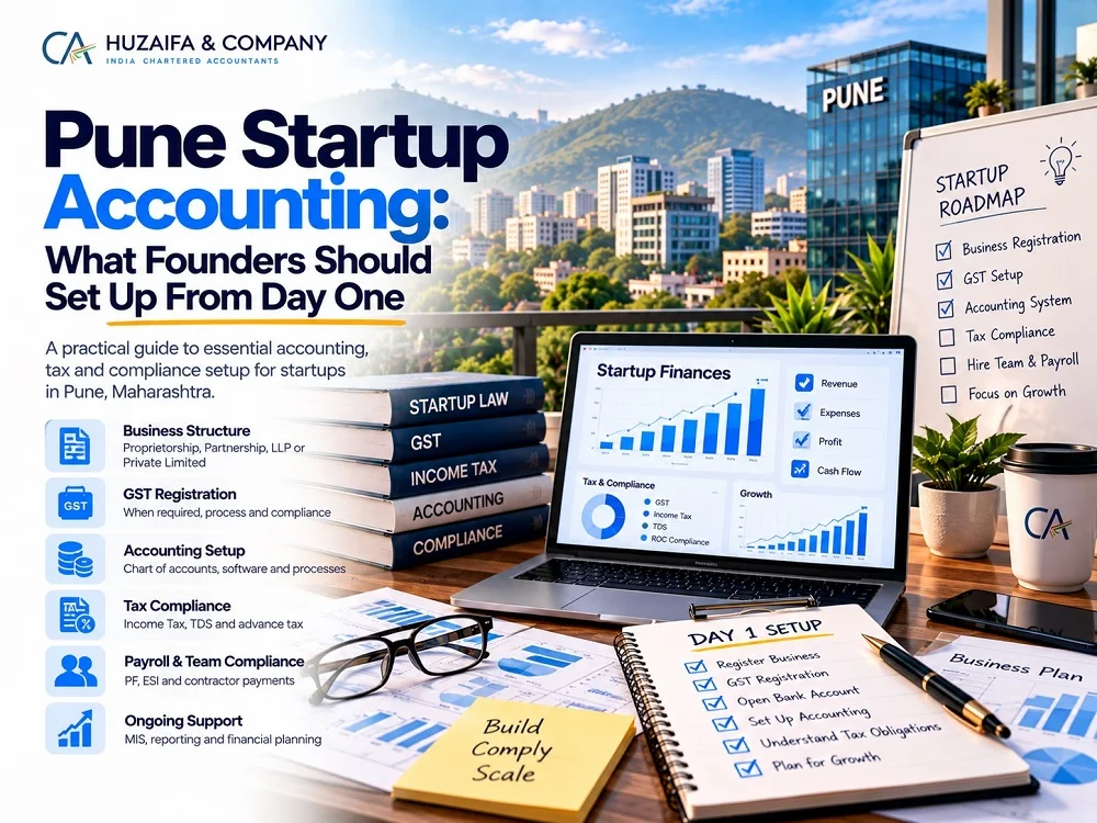 Pune Startup Accounting - What Founders Should Set Up From Day One